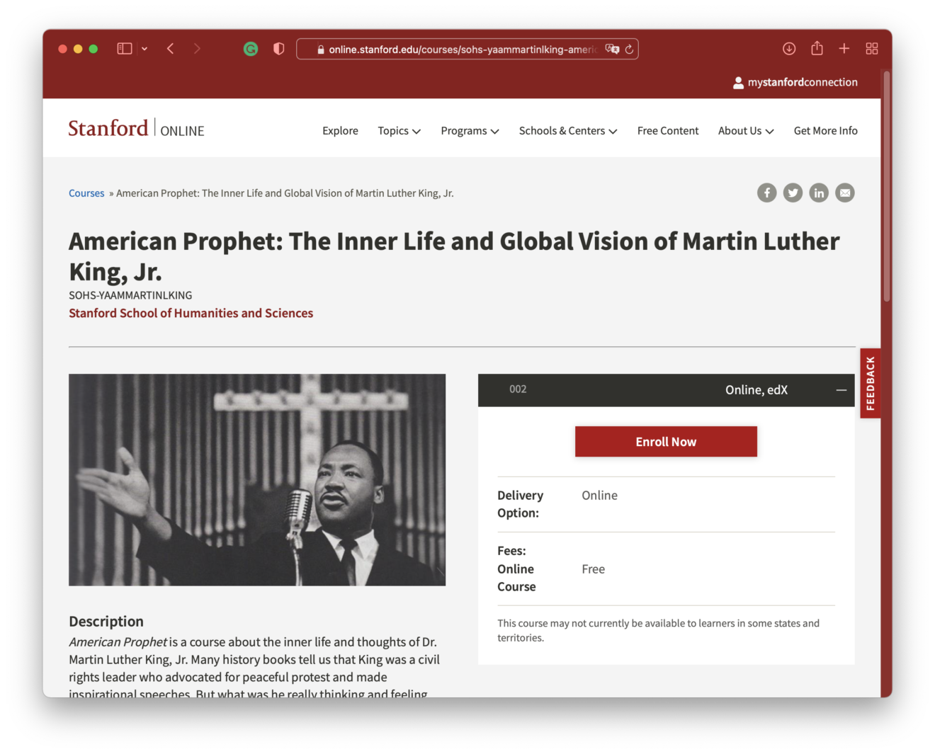 American Prophet: The Inner Life and Global Vision of Martin Luther King, Jr.