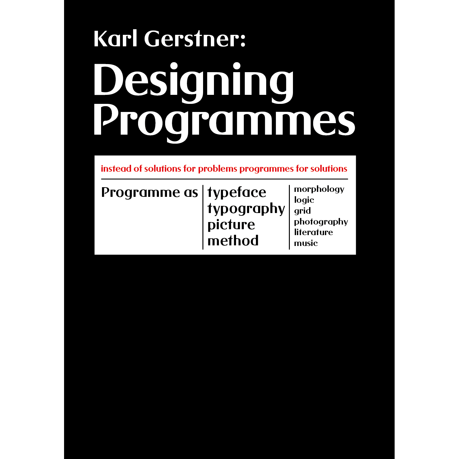 “Designing programmes” PDF for private use